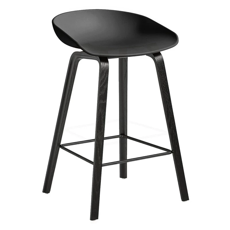 HAY About A Stool AAS32, 65 Cm, Black Oak - Black 3 HAY About A Stool AAS32, 65 Cm, Black Oak - Black