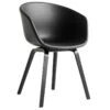HAY About A Chair AAC23, Black Oak - Black Leather -Finnishdesignshop 61Hay 21 TH
