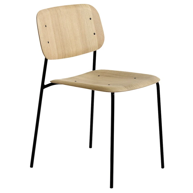 HAY Soft Edge 40 Chair, Black - Lacquered Oak 3 HAY Soft Edge 40 Chair, Black - Lacquered Oak