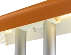 HAY Anagram Table Lamp, Charred Orange -Finnishdesignshop 9367684009000 Anagram Table Lamp charred orange detail 04