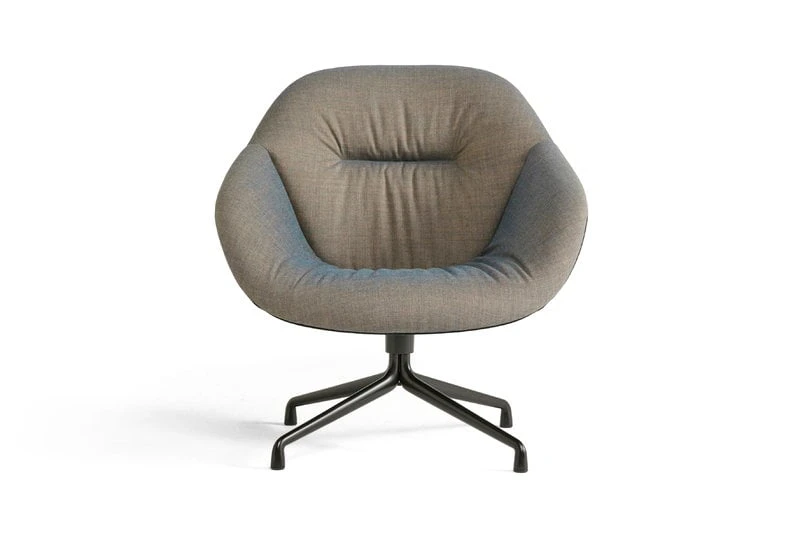 HAY About A Lounge Chair AAL81 Soft Duo, Black-Remix852-Steelcut Tri 6 HAY About A Lounge Chair AAL81 Soft Duo, Black-Remix852-Steelcut Tri - Image 4