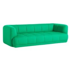 HAY Quilton 3-seater Sofa, Green Vidar 932