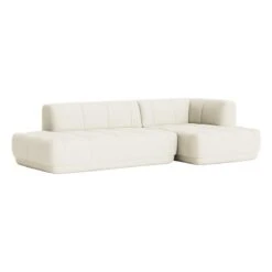 HAY Quilton Sofa, Combination 21, Right, Off-white Olavi By HAY 01