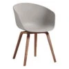 HAY About A Chair AAC22, Lacquered Walnut - Grey