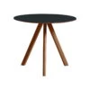 HAY CPH20 Round Table, 90 Cm, Lacquered Walnut - Dark Grey Lino 1 HAY CPH20 Round Table, 90 Cm, Lacquered Walnut - Dark Grey Lino -Finnishdesignshop 9438111539000 CPH 20 dia90xH74 dark grey lino top wb lacquer walnut base