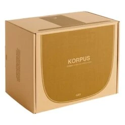 HAY Korpus Shelf S, 1 Hook, Brown -Finnishdesignshop 9440115009000 Korpus Shelf S brown packaging