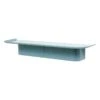 HAY Korpus Shelf L, 7 Hooks, Sea -Finnishdesignshop 9440151009000 Korpus Shelf L sea