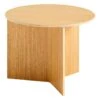 HAY Slit Wood Table, 45 Cm, Lacquered Oak -Finnishdesignshop 9440311009000 Slit Table Wood Round wb lacquer oak
