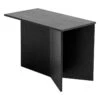 HAY Slit Wood Oblong Table, 50 X 28 Cm, Black -Finnishdesignshop 9440373009000 Slit Table Wood Oblong black wb lacquer oak