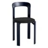 HAY Rey Chair, Deep Blue - Black Steelcut 190 -Finnishdesignshop 945321 Rey Chair Steelcut 190 deep blue wb lacquer beech