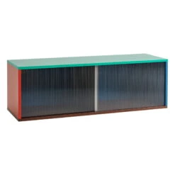 HAY Colour Cabinet W/ Glass Doors, Wall, 120 Cm, Multicolour