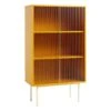 HAY Colour Cabinet W/ Glass Doors, Tall, Yellow -Finnishdesignshop 945630 Colour Cabinet Tall w glass doors yellow