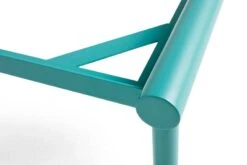 HAY Tamoto Bed, 160 X 200 Cm, Mint Turquoise - Metaphor 023 -Finnishdesignshop 946543 Tamoto Bed W160xL200 headboard Metaphor 023 and mint turquoise powder coated frame detail 07