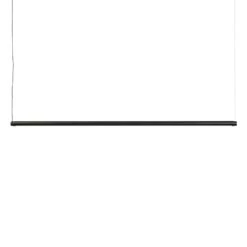 HAY Factor Linear Pendant, Directional 1500, Soft Black