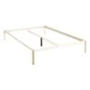 HAY Connect Bed, Alabaster -Finnishdesignshop 9466531409000 Connect Bed W140xL200xH30 with support bar alabaster