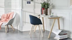 HAY CPH90 Desk, Soaped Oak - Off White Lino -Finnishdesignshop AAC 23 Remix 873 matt lacquer oak veneer CPH 90 Desk