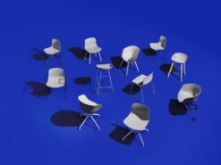 HAY About A Stool AAS32, Soaped Oak - White -Finnishdesignshop AAC collection catalogue 02