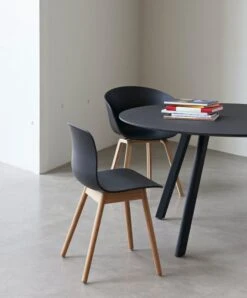 HAY About A Chair AAC22, Soaped Oak - Soft Black -Finnishdesignshop AAC 12 Eco AAC 22 Eco black shell water based clear lacquer CPH 25 black lino black oak 2