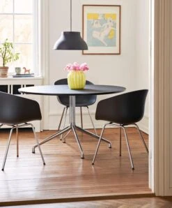 HAY Juice Vase, Wide, Yellow -Finnishdesignshop AAT20 alu frame black linoleum PC Pendant Lamp black Juice Vase yellow AAC26 soft black shell chrome base