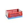 HAY Colour Crate Mix, S, Recycled Plastic, Red -Finnishdesignshop AB664 A601 AB27 HAY Colour Crate Mix S red