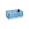 HAY Colour Crate Mix, S, Recycled Plastic, Sky Blue -Finnishdesignshop AB664 A601 AB72 HAY Colour Crate Mix S sky blue