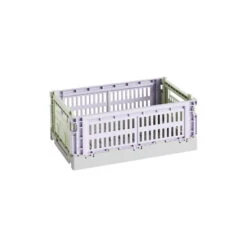 HAY Colour Crate Mix, S, Recycled Plastic, Lavender