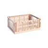 HAY Colour Crate Mix, M, Recycled Plastic, Powder -Finnishdesignshop AB664 A602 AF65 HAY Colour Crate Mix M powder