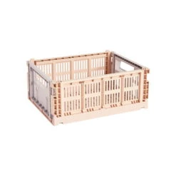 HAY Colour Crate Mix, M, Recycled Plastic, Powder