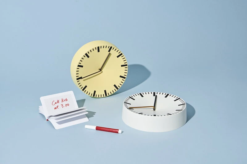 HAY Analog Wall Clock, White 5 HAY Analog Wall Clock, White - Image 3