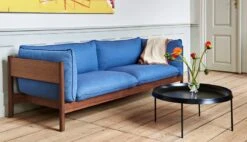 HAY Tulou Coffee Table 75 Cm, Black -Finnishdesignshop Arbour 3 Seater Re wool 758 oiled waxed walnut Tulou Coffee Table black Crinkle Stripe Plaid cappuccino