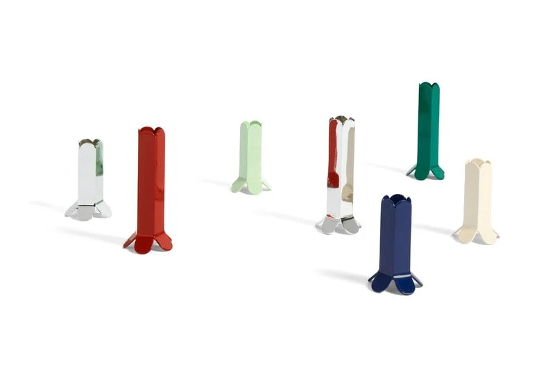 HAY Arcs Candleholder, L, Red 4 HAY Arcs Candleholder, L, Red - Image 2