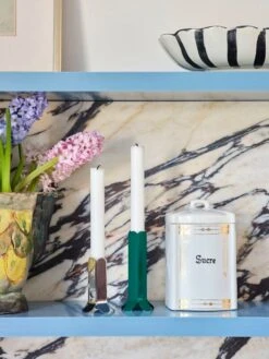 HAY Arcs Candleholder, S, Mirror 13 HAY Arcs Candleholder, S, Mirror -Finnishdesignshop Arcs Candleholder S mirror L green