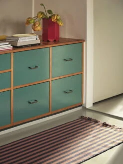 HAY Arcs Vase, Red -Finnishdesignshop Arcs Vase red Stripes and Stripes navy cacao