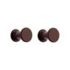 HAY Bolt Hook Set, 2 Pcs, Dark Brown -Finnishdesignshop Bolt Hooks Set Of 2 dark Brown