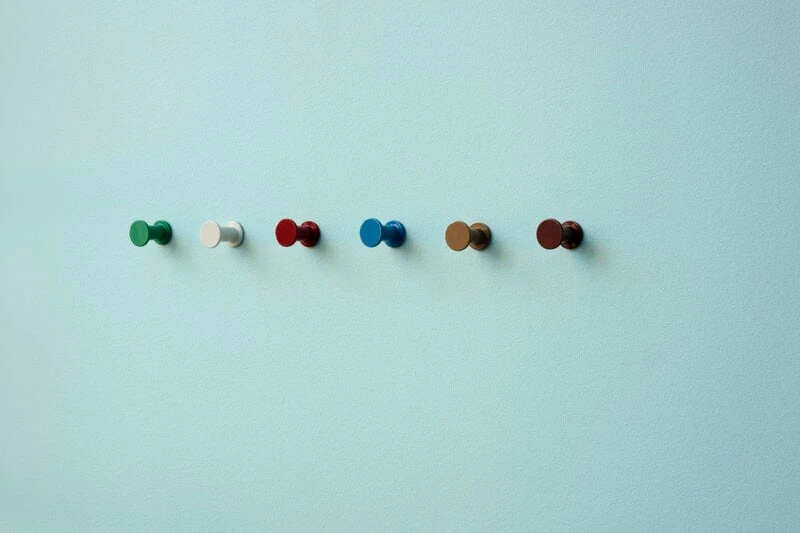 HAY Bolt Hook Set, 2 Pcs, Blue 4 HAY Bolt Hook Set, 2 Pcs, Blue - Image 2