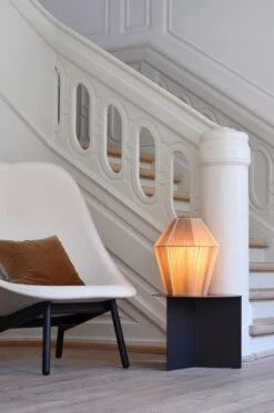 HAY Slit Table, 45 Cm, Black -Finnishdesignshop Bonbon yellow melange Slit Table Round black Uchiwa front Olavi by HAY 01 back Steelcut Trio 213 black oak base