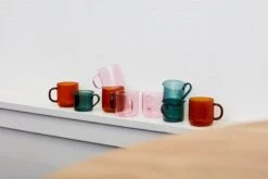 HAY Glass Mug, Amber -Finnishdesignshop Borosilicate Mug Cup
