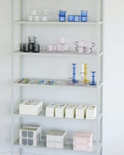 HAY Glass Cup, 2 Pcs, White Swirl 11 HAY Glass Cup, 2 Pcs, White Swirl -Finnishdesignshop Borosilicate family Flare family Glass Spoons family