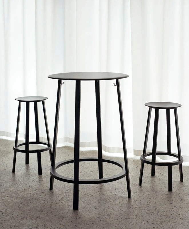 HAY Revolver Bar Stool, 76 Cm, Black 5 HAY Revolver Bar Stool, 76 Cm, Black - Image 3