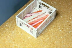 HAY Long Twist Candles, Set Of 6, Off-white -Finnishdesignshop Candle Spiral dark rose dark peach light rose Candle Twist dark peach dark rose Candle Long off white