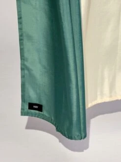 HAY Check Shower Curtain, Green -Finnishdesignshop Check Shower Curtain green detail