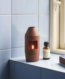 HAY Chim Chim Scent Diffuser, Dark Terracotta -Finnishdesignshop Chim Chim Scent Diffuser dark terracotta