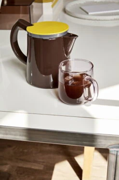 HAY Glass Mug, Pink -Finnishdesignshop Coffee M 02C8 l brown Borosilicate Mug pink 02