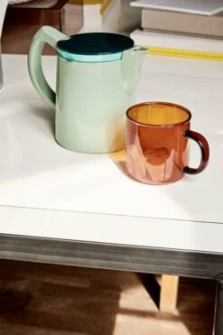 HAY Glass Mug, Amber -Finnishdesignshop Coffee M 02C8 l mint Borosilicate Mug amber
