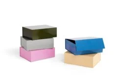HAY Colour Storage Box, M, Olive -Finnishdesignshop Colour Storage M family 2