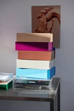 HAY Colour Storage Box, S, Milk Chocolate -Finnishdesignshop Colour Storage S vanilla vibrant purple milk chocolate grey sky blue 4