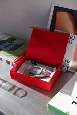 HAY Colour Storage Box, S, Vibrant Red -Finnishdesignshop Colour Storage S vibrant red