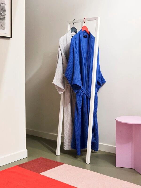 HAY Slit Wood Table, 35 Cm, High, Light Pink - Image 2