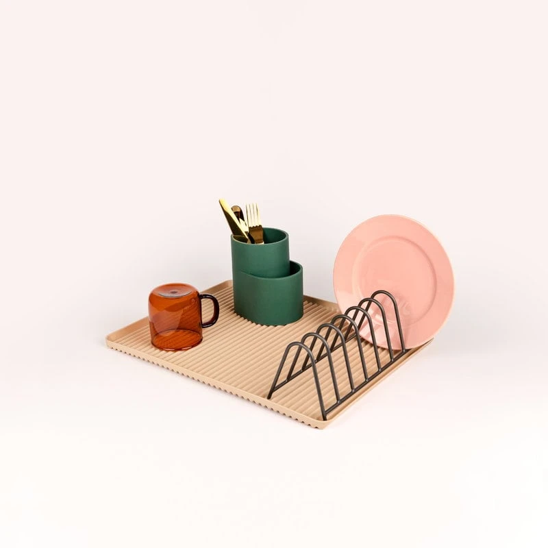 HAY Dish Drainer Rack, Anthracite 4 HAY Dish Drainer Rack, Anthracite - Image 2