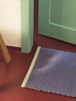 HAY Door Mat, Blue -Finnishdesignshop Door Mat blue 1